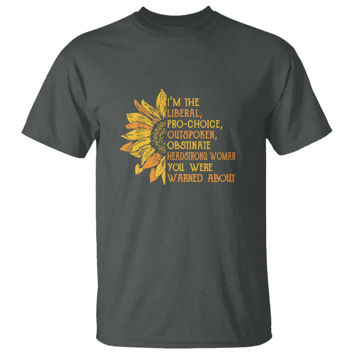 I'm the Liberal T Shirt Feminist Gift - Classic Fit for Activists - Wonder Print Shop