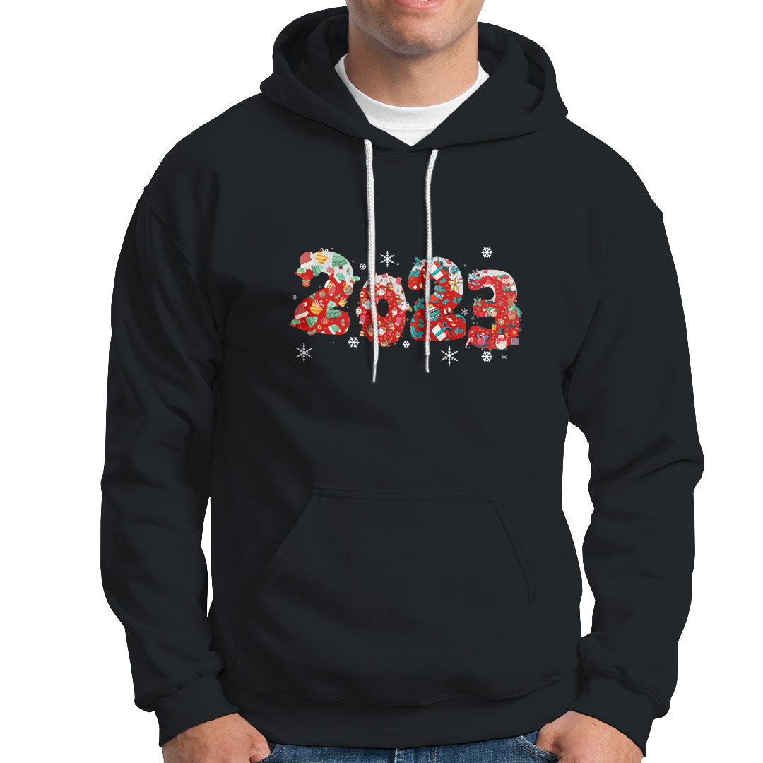 Goodbye 2022 Hello 2023 Happy New Year 2023 Hoodie - Wonder Print Shop