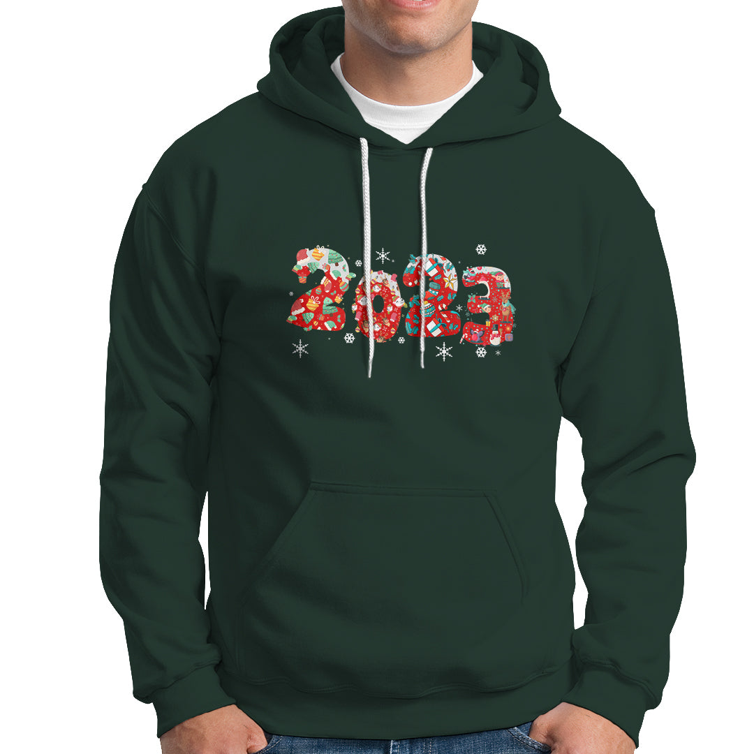 Goodbye 2022 Hello 2023 Happy New Year 2023 Hoodie - Wonder Print Shop