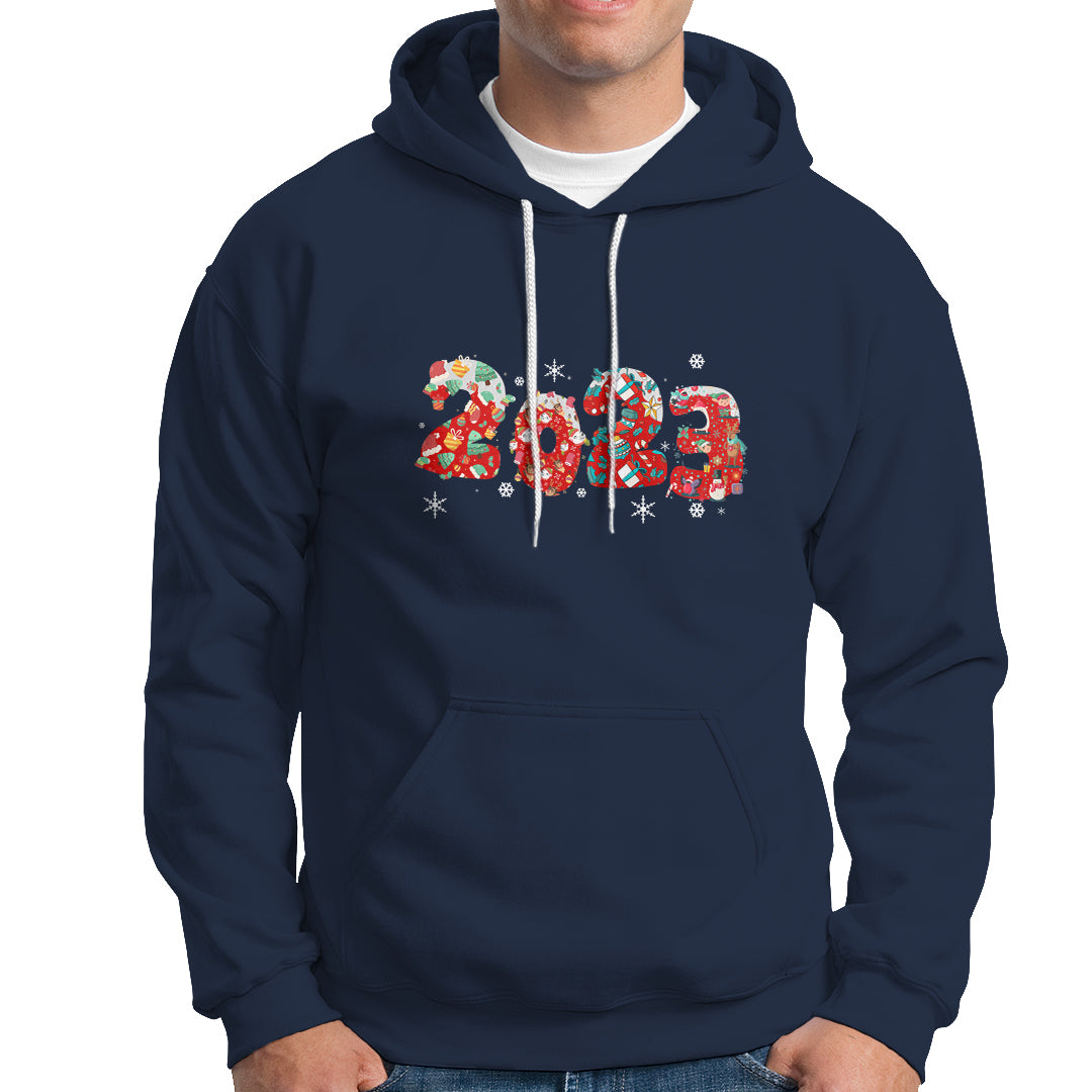 Goodbye 2022 Hello 2023 Happy New Year 2023 Hoodie - Wonder Print Shop