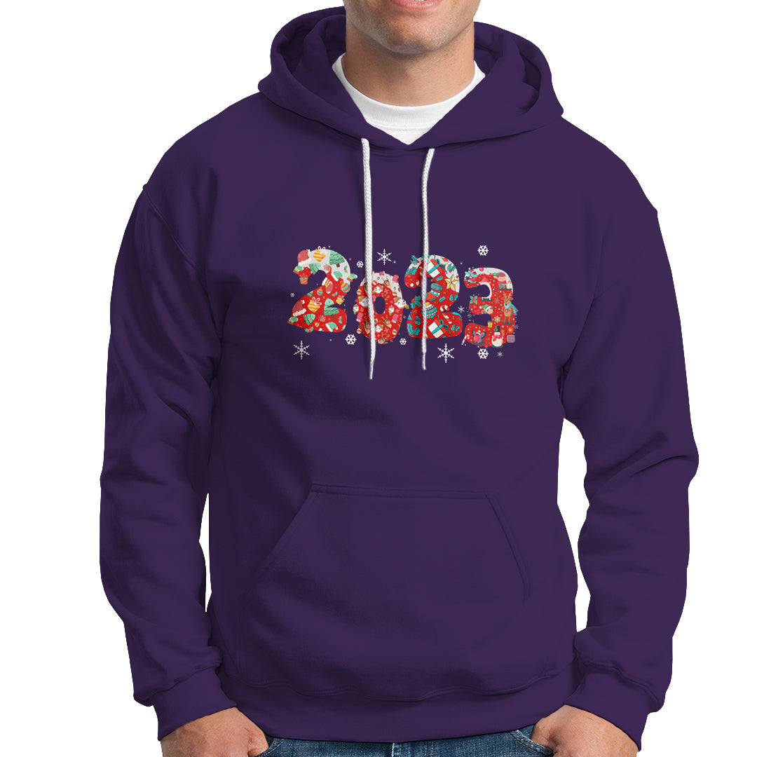 Goodbye 2022 Hello 2023 Happy New Year 2023 Hoodie - Wonder Print Shop