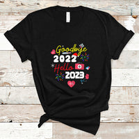 Nurse T Shirt Happy New Year 2023 Crew Nurse - Wonder Print Shop