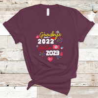 Nurse T Shirt Happy New Year 2023 Crew Nurse - Wonder Print Shop