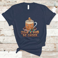 Retro Groovy Have A Cup Of Cheer Christmas T Shirt - Wonder Print Shop