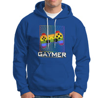 GAYMER Hoodie LGBT Pride Gay Gamer Rainbow Controller - Wonder Print Shop