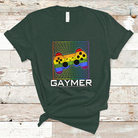 GAYMER T Shirt LGBT Pride Gay Gamer Rainbow Controller - Wonder Print Shop