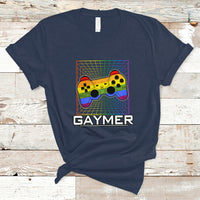GAYMER T Shirt LGBT Pride Gay Gamer Rainbow Controller - Wonder Print Shop