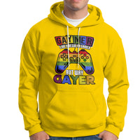 GAYMER Hoodie Like a Regular Gamer But Way Gayer Game Player - Wonder Print Shop