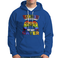 GAYMER Hoodie Like a Regular Gamer But Way Gayer Game Player - Wonder Print Shop