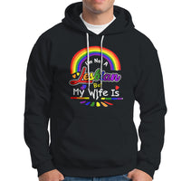 Funny Lesbian Hoodie I'm Not A Lesbian But My Wife Is - Wonder Print Shop