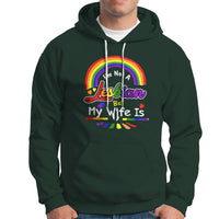 Funny Lesbian Hoodie I'm Not A Lesbian But My Wife Is - Wonder Print Shop
