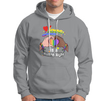 Pride Month Hoodie Love is A Human Right - Wonder Print Shop