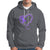 Epilepsy Awareness Month Hoodie Faith Hope Love with Purple Ribbon - Wonder Print Shop