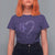 Epilepsy Awareness Month T Shirt For Women Faith Hope Love with Purple Ribbon - Wonder Print Shop