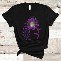 Epilepsy Awareness Day T Shirt Sunflower Survivor Fighter - Wonder Print Shop