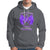 Epilepsy Awareness Hoodie I Am A Warrior Purple Ribbon With Wings - Wonder Print Shop