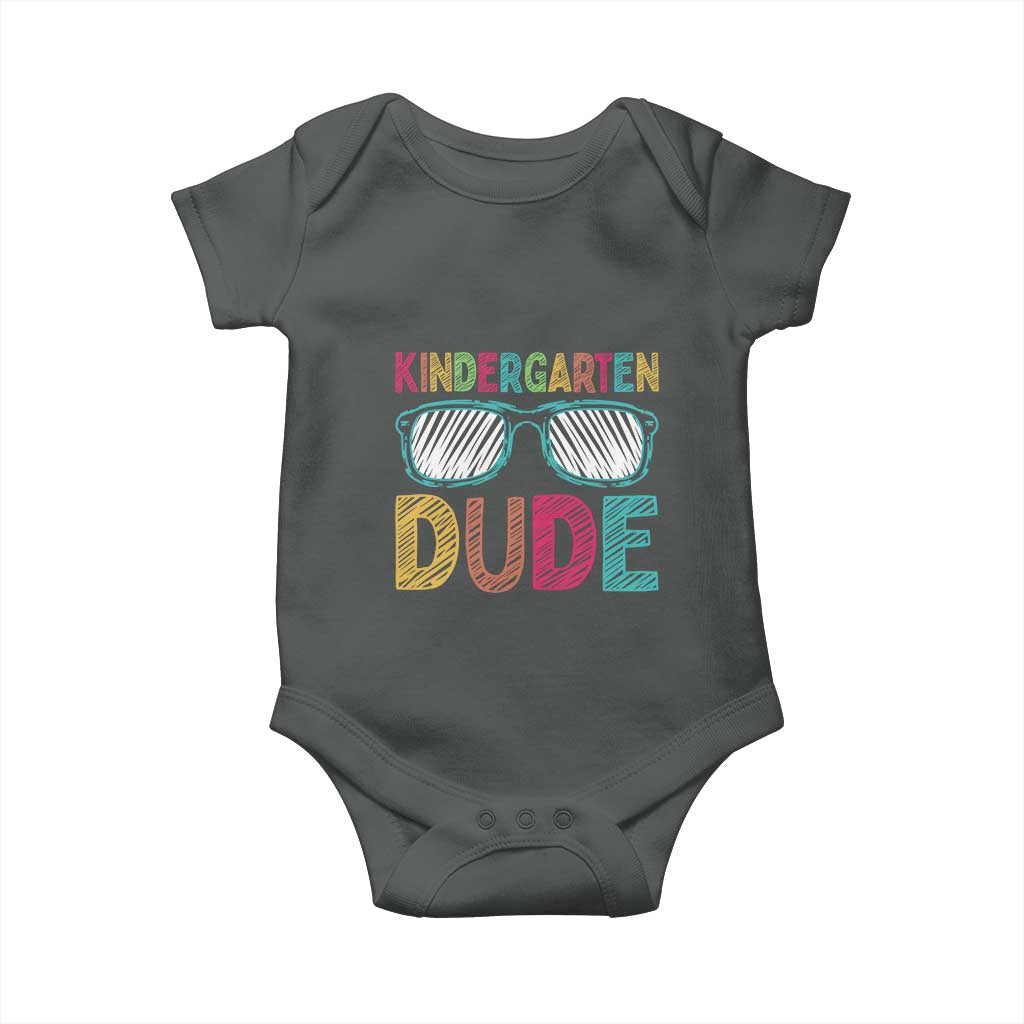 Kindergarten Dude Baby Onesie Funny First Day Back to School Student