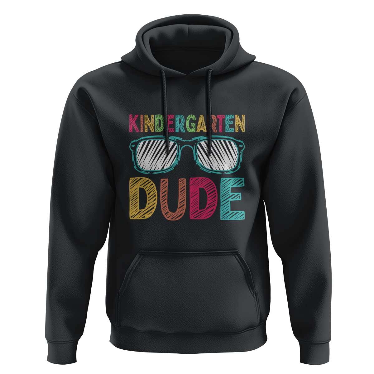 Kindergarten Dude Hoodie Funny First Day Back to School Student - Wonder Print Shop