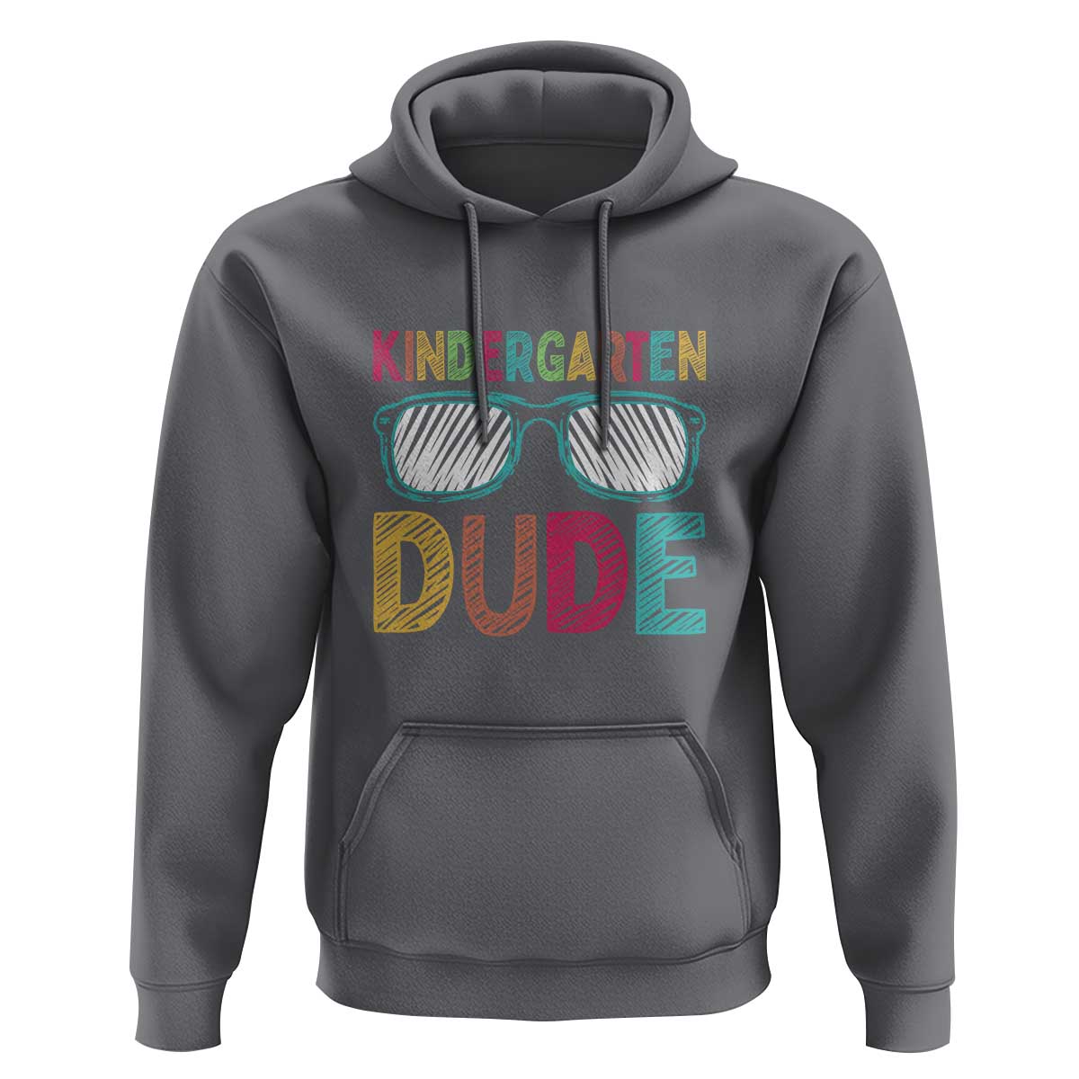 Kindergarten Dude Hoodie Funny First Day Back to School Student - Wonder Print Shop