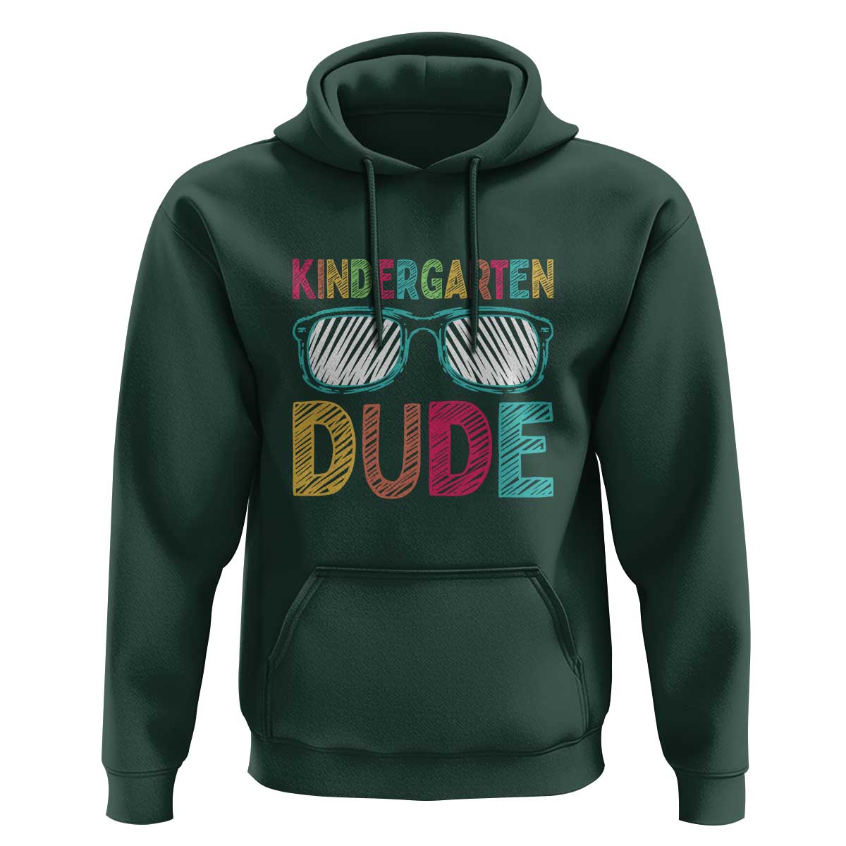 Kindergarten Dude Hoodie Funny First Day Back to School Student - Wonder Print Shop