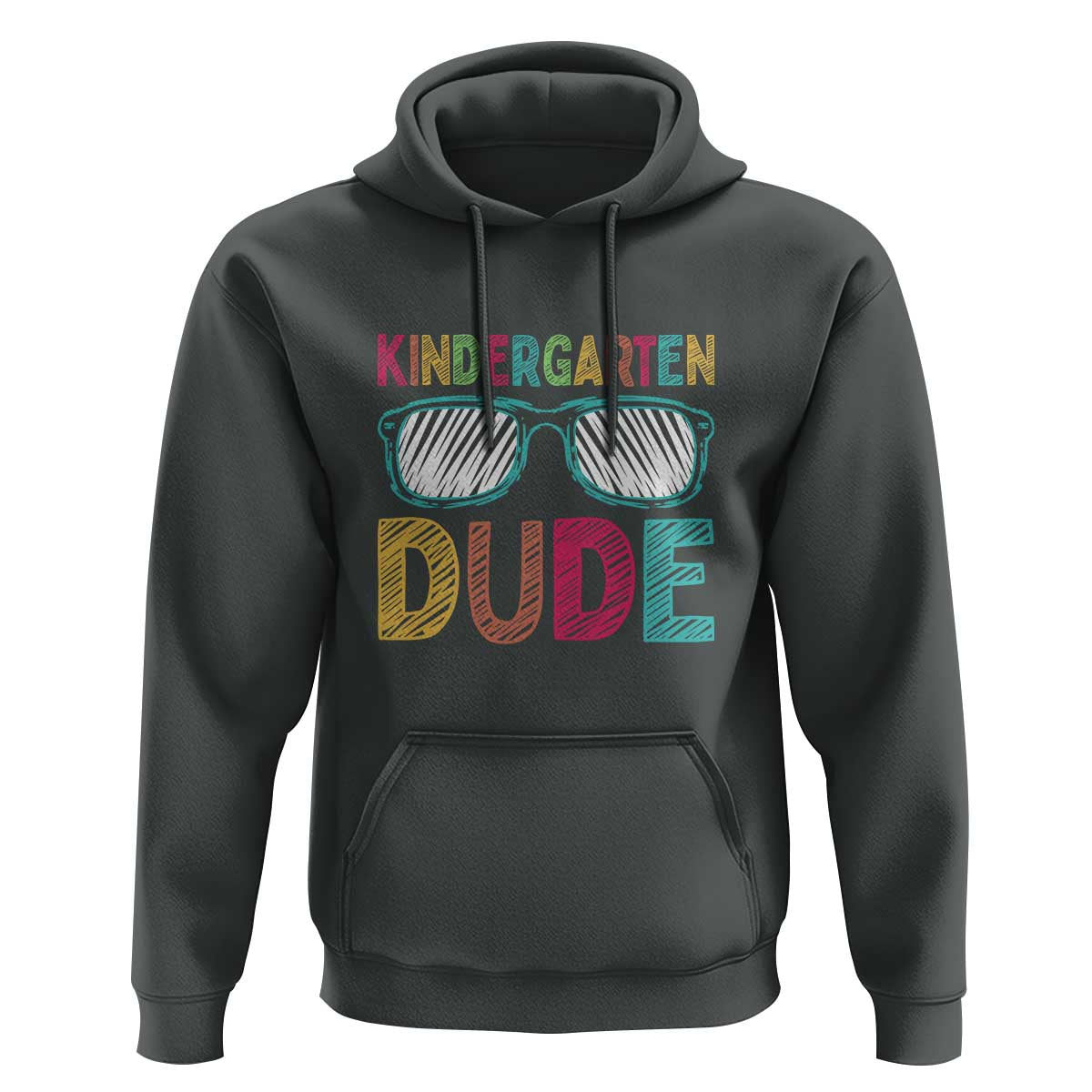 Kindergarten Dude Hoodie Funny First Day Back to School Student - Wonder Print Shop