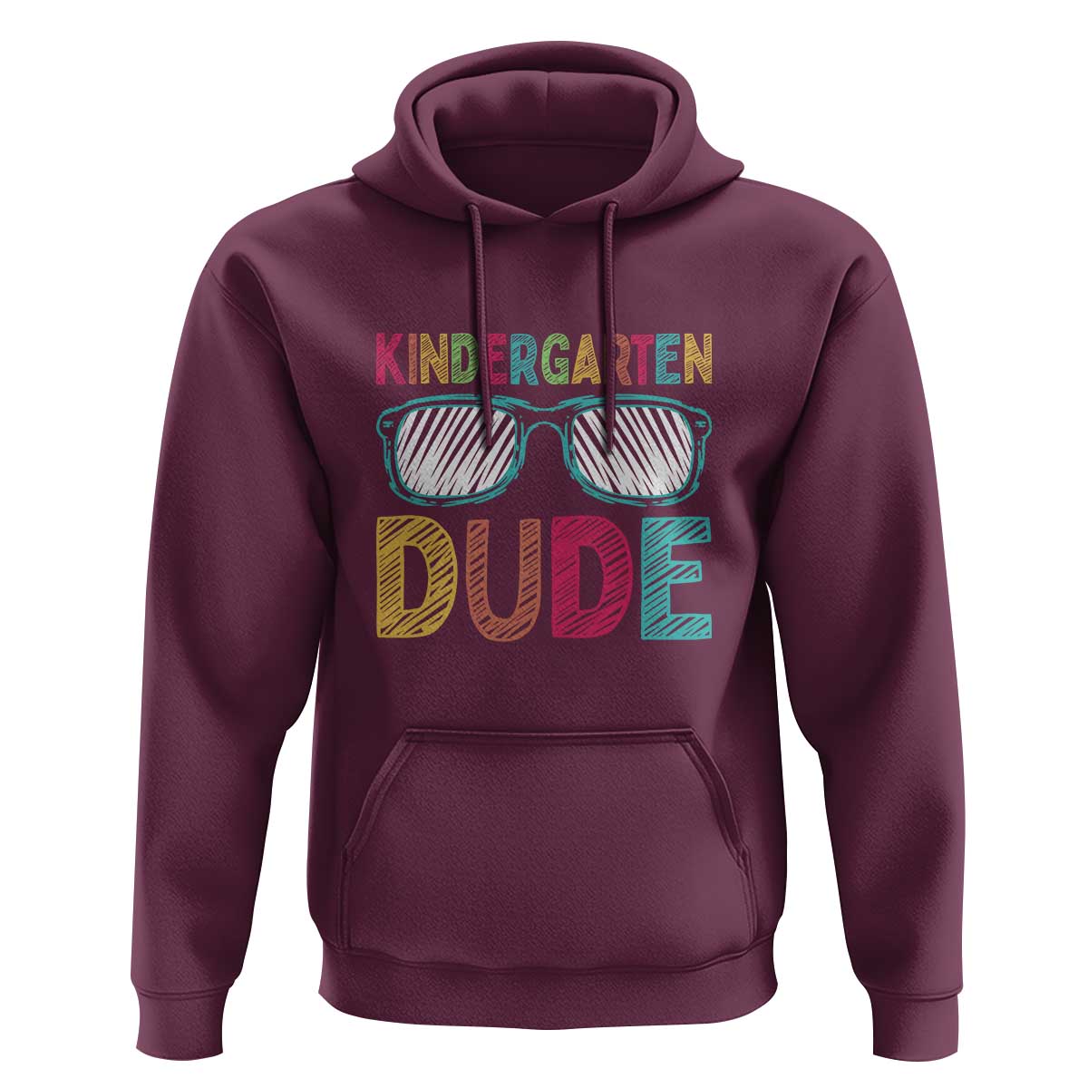 Kindergarten Dude Hoodie Funny First Day Back to School Student - Wonder Print Shop