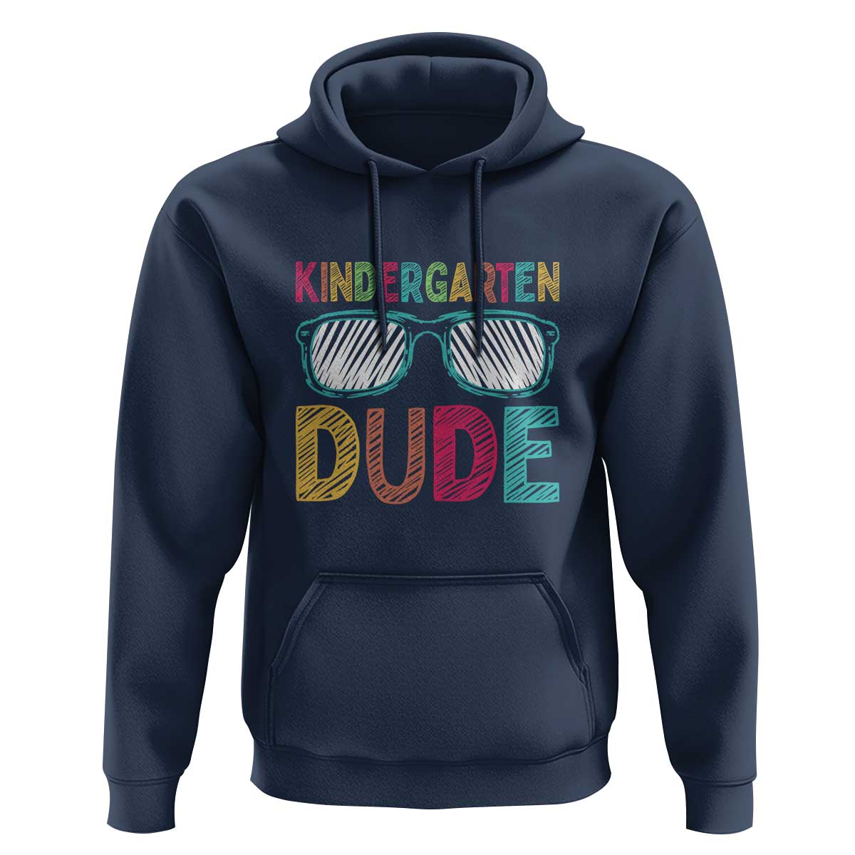 Kindergarten Dude Hoodie Funny First Day Back to School Student - Wonder Print Shop