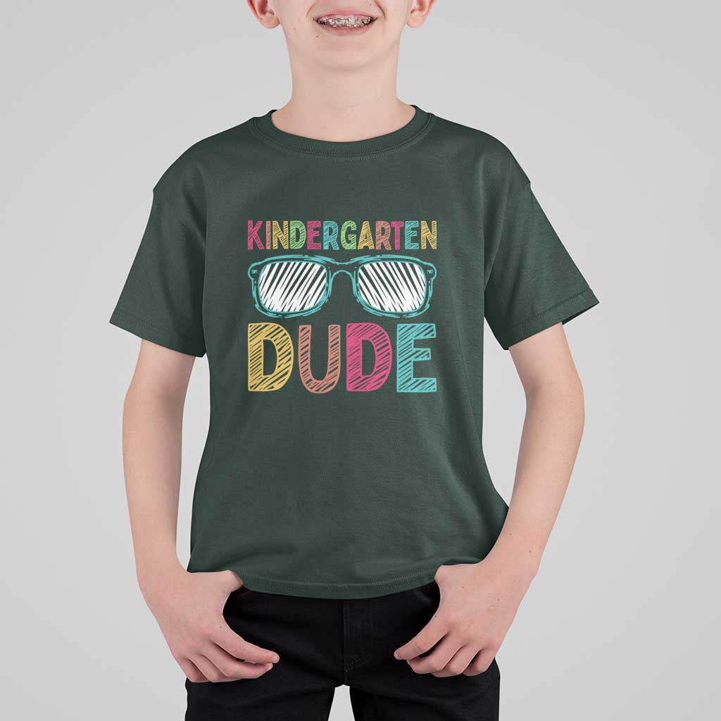 Kindergarten Dude T Shirt For Kid Funny First Day Back to School Student