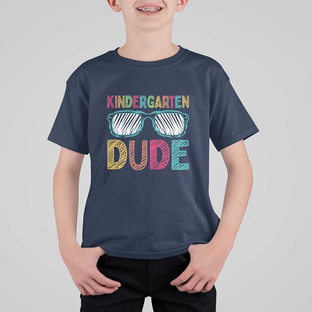 Kindergarten Dude T Shirt For Kid Funny First Day Back to School Student