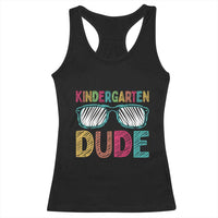 Kindergarten Dude Racerback Tank Top Funny First Day Back to School Student