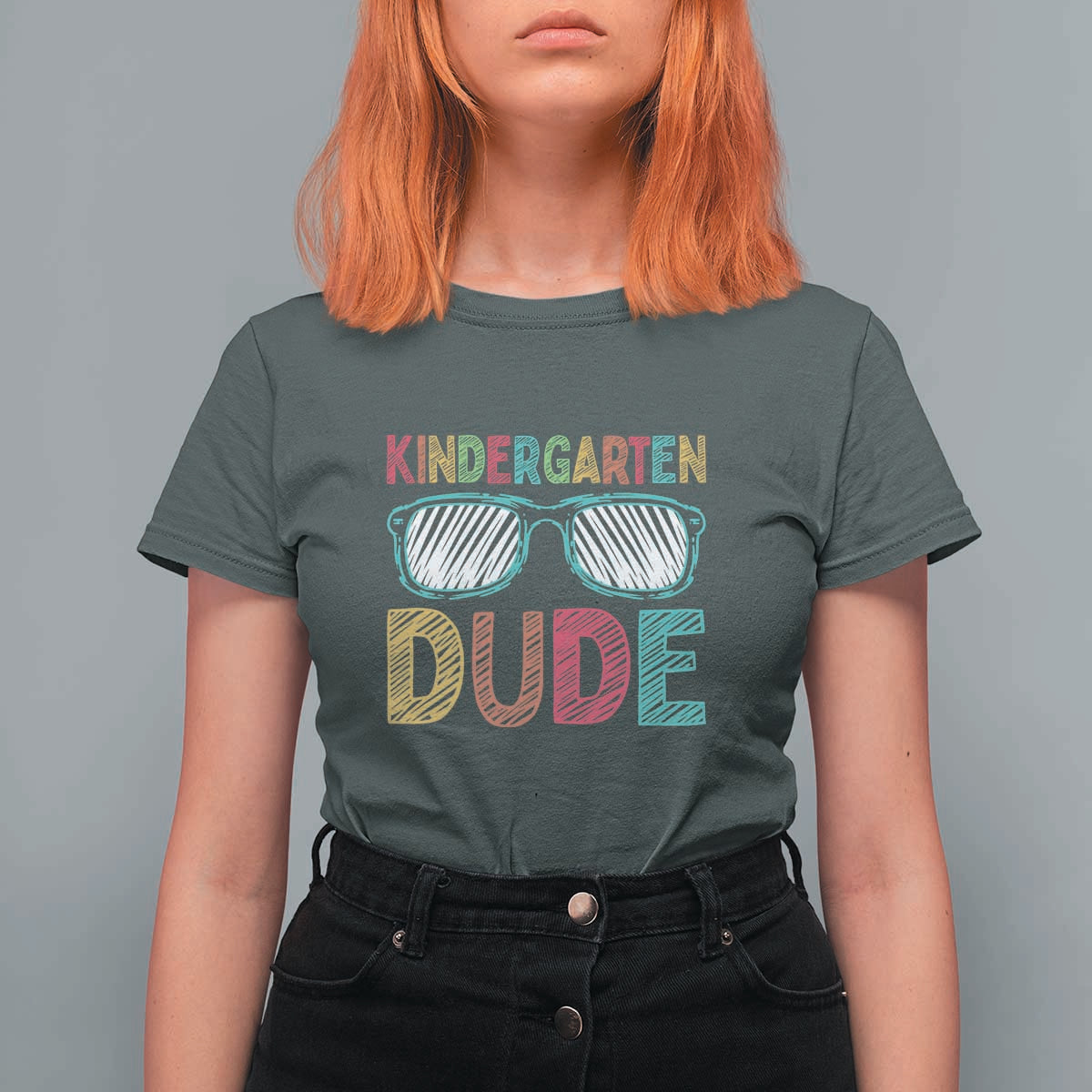 Kindergarten Dude T Shirt For Women Funny First Day Back to School Student