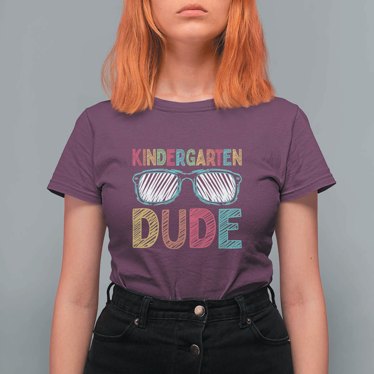 Kindergarten Dude T Shirt For Women Funny First Day Back to School Student