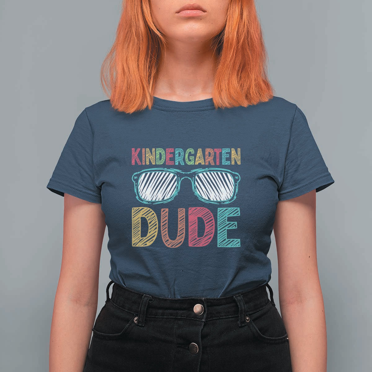 Kindergarten Dude T Shirt For Women Funny First Day Back to School Student