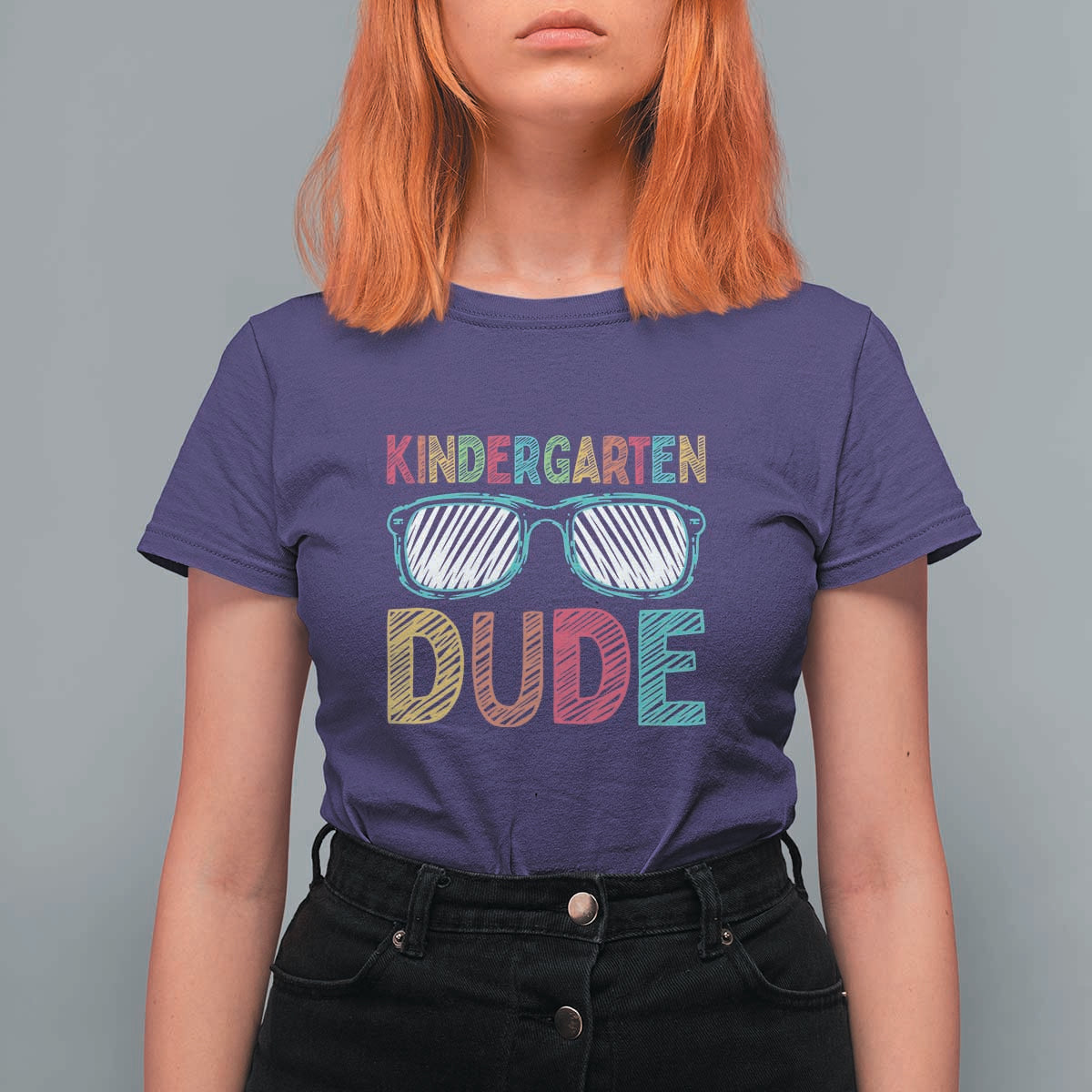 Kindergarten Dude T Shirt For Women Funny First Day Back to School Student