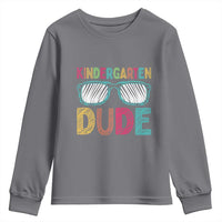 Kindergarten Dude Youth Sweatshirt Funny First Day Back to School Student