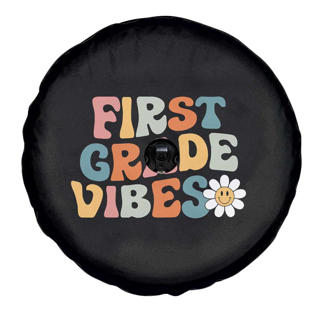 Retro 1st Day of School Spare Tire Cover First Grade Vibes 1st Grade Team