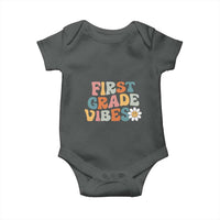 Retro 1st Day of School Baby Onesie First Grade Vibes 1st Grade Team