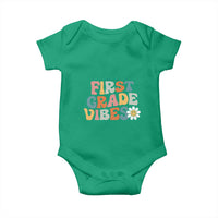 Retro 1st Day of School Baby Onesie First Grade Vibes 1st Grade Team