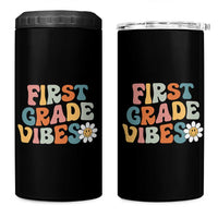 Retro 1st Day of School 4 in 1 Can Cooler Tumbler First Grade Vibes 1st Grade Team