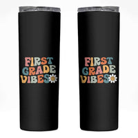 Retro 1st Day of School Skinny Tumbler First Grade Vibes 1st Grade Team