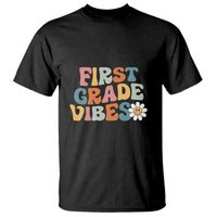 Retro 1st Day of School T Shirt First Grade Vibes, 1st Grade Team - Wonder Print Shop