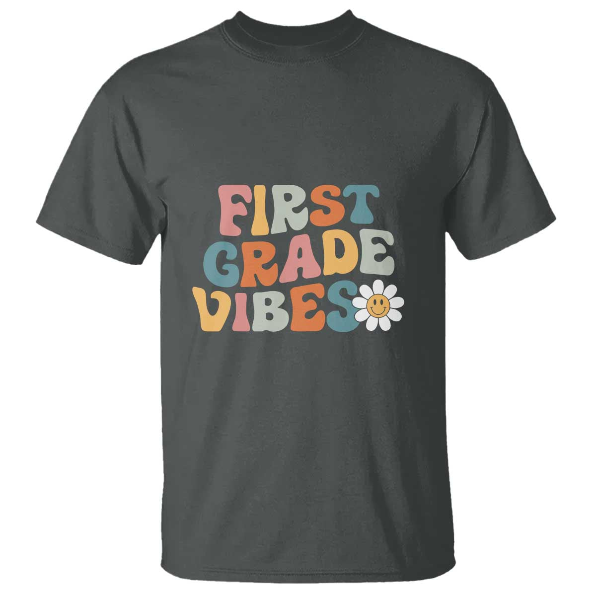 Retro 1st Day of School T Shirt First Grade Vibes, 1st Grade Team - Wonder Print Shop