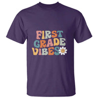 Retro 1st Day of School T Shirt First Grade Vibes, 1st Grade Team - Wonder Print Shop