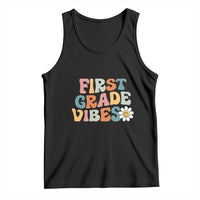 Retro 1st Day of School Tank Top First Grade Vibes 1st Grade Team