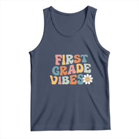 Retro 1st Day of School Tank Top First Grade Vibes 1st Grade Team