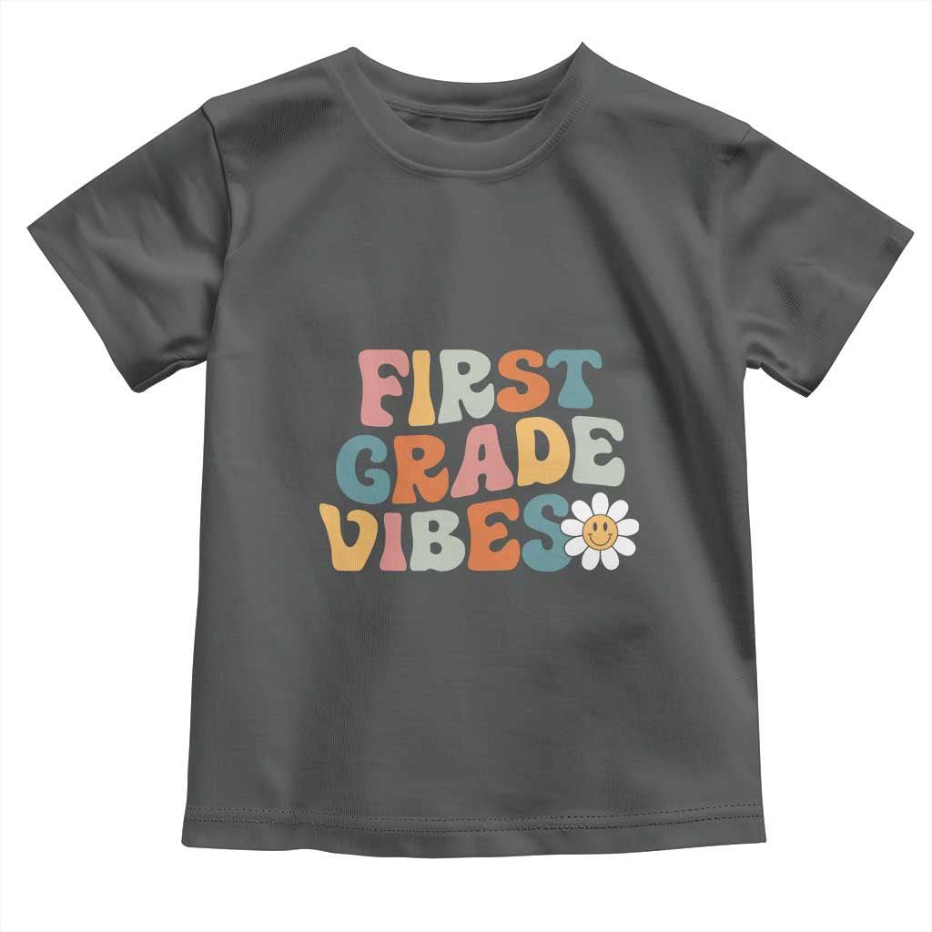 Retro 1st Day of School Toddler T Shirt First Grade Vibes 1st Grade Team