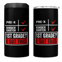 Boys and Girls First Day of First Grade 4 in 1 Can Cooler Tumbler Back to School
