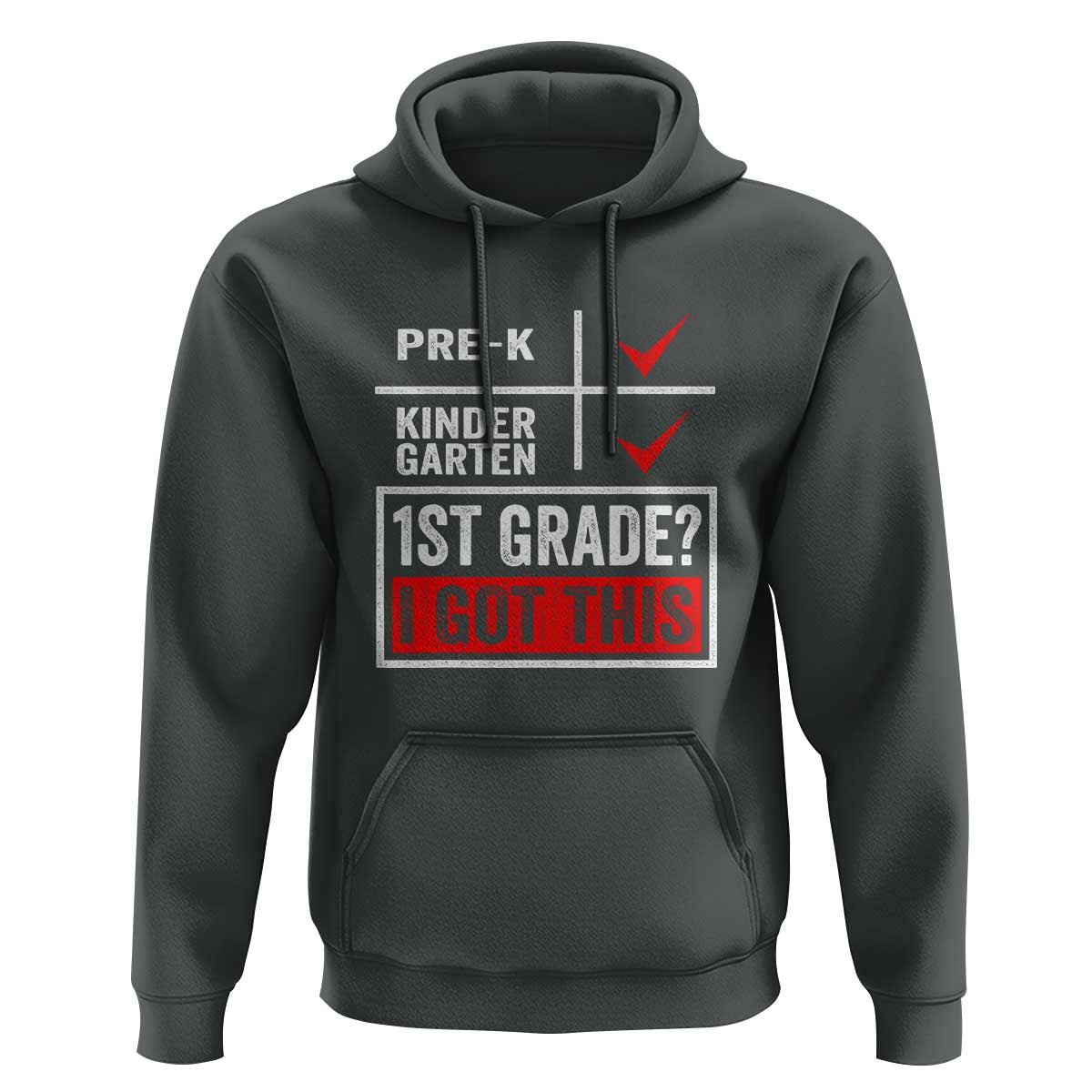 Boys and Girls First Day of First Grade Hoodie Back to School - Wonder Print Shop