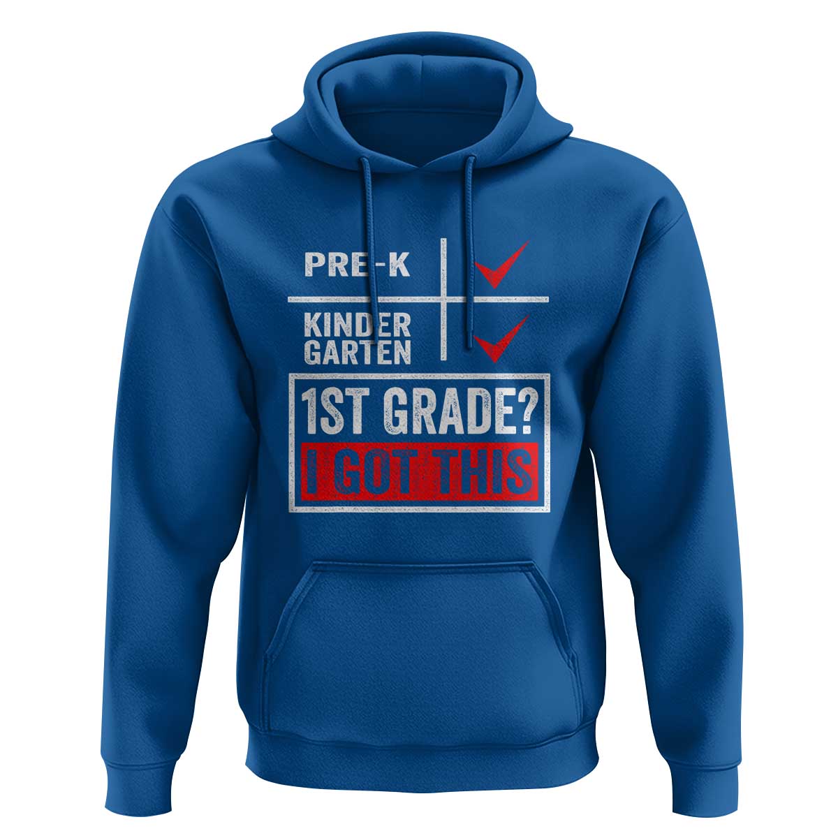 Boys and Girls First Day of First Grade Hoodie Back to School - Wonder Print Shop