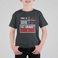 Boys and Girls First Day of First Grade T Shirt For Kid Back to School